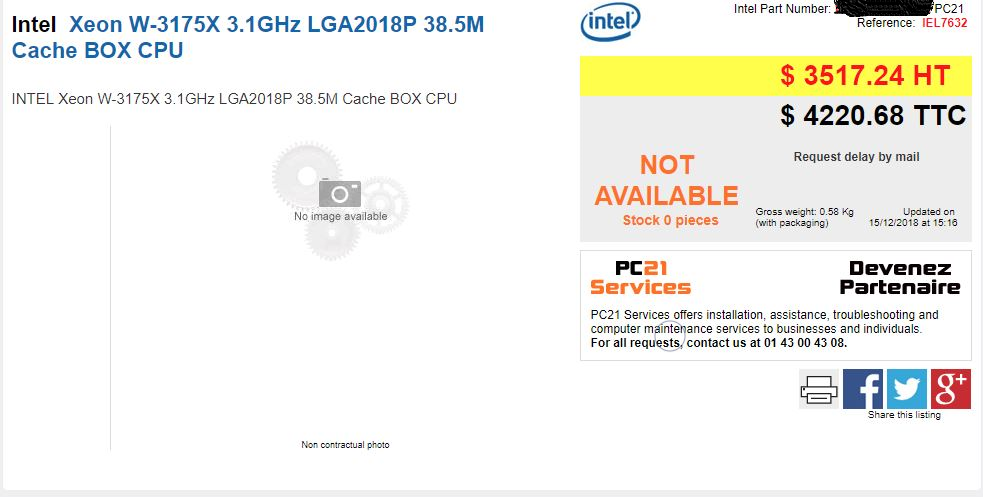 Ya se puede reservar el Intel Xeon W-3175X de 26 núcleos por más de 4.000€