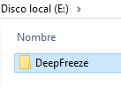 Cómo congelar un disco con DeepFreze