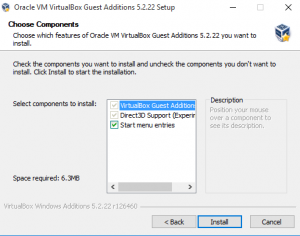 Cómo instalar Guest Additions en Windows10