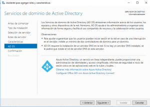 Cómo instalar y configurar Active Directory en WS2016