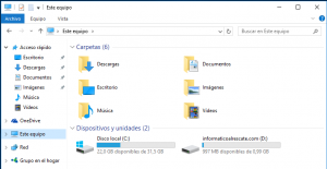 Cómo formatear un disco en Windows 10