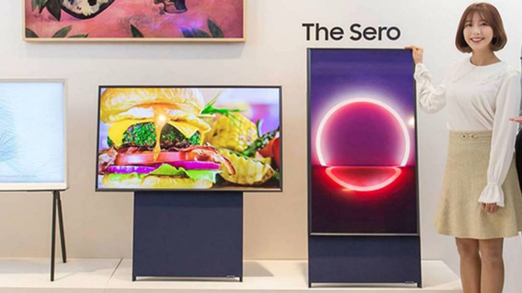 Samsung lanza la primera TV vertical